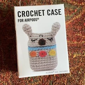 Crochet llama AirPod case